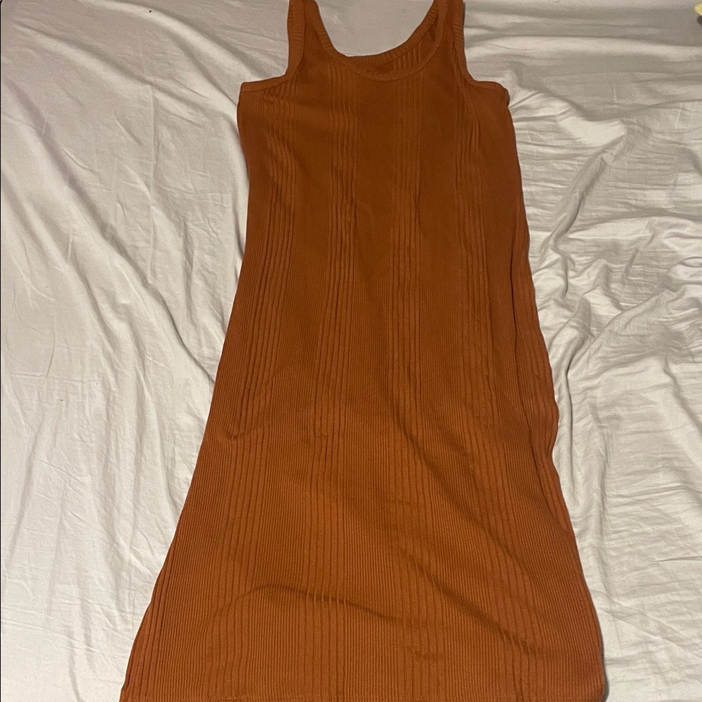 Target Sleeveless Rust Midi Dress